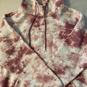 Balance Athletica Pink tie dye sweatshirt